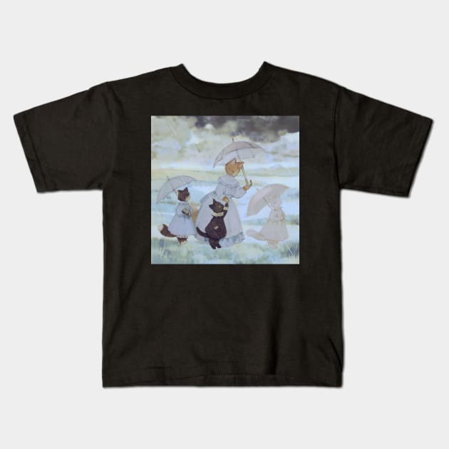 Rainy Kids T-Shirt by rt0no